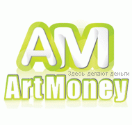 Создание фирменного логотипа проекта «Art Money - Здесь делают деньги»