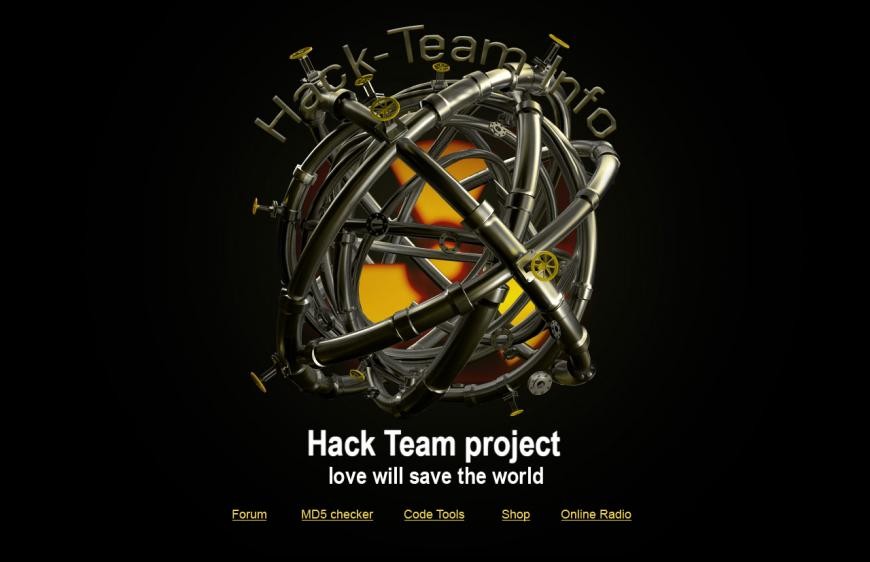 Создание титульной страницы сайта для форума HackTeam.Info Создание титульной страницы сайта для форума HackTeam.Info