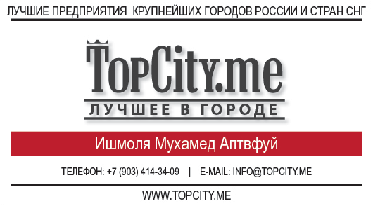 Разработка фирменного стиля «TopCity.me»